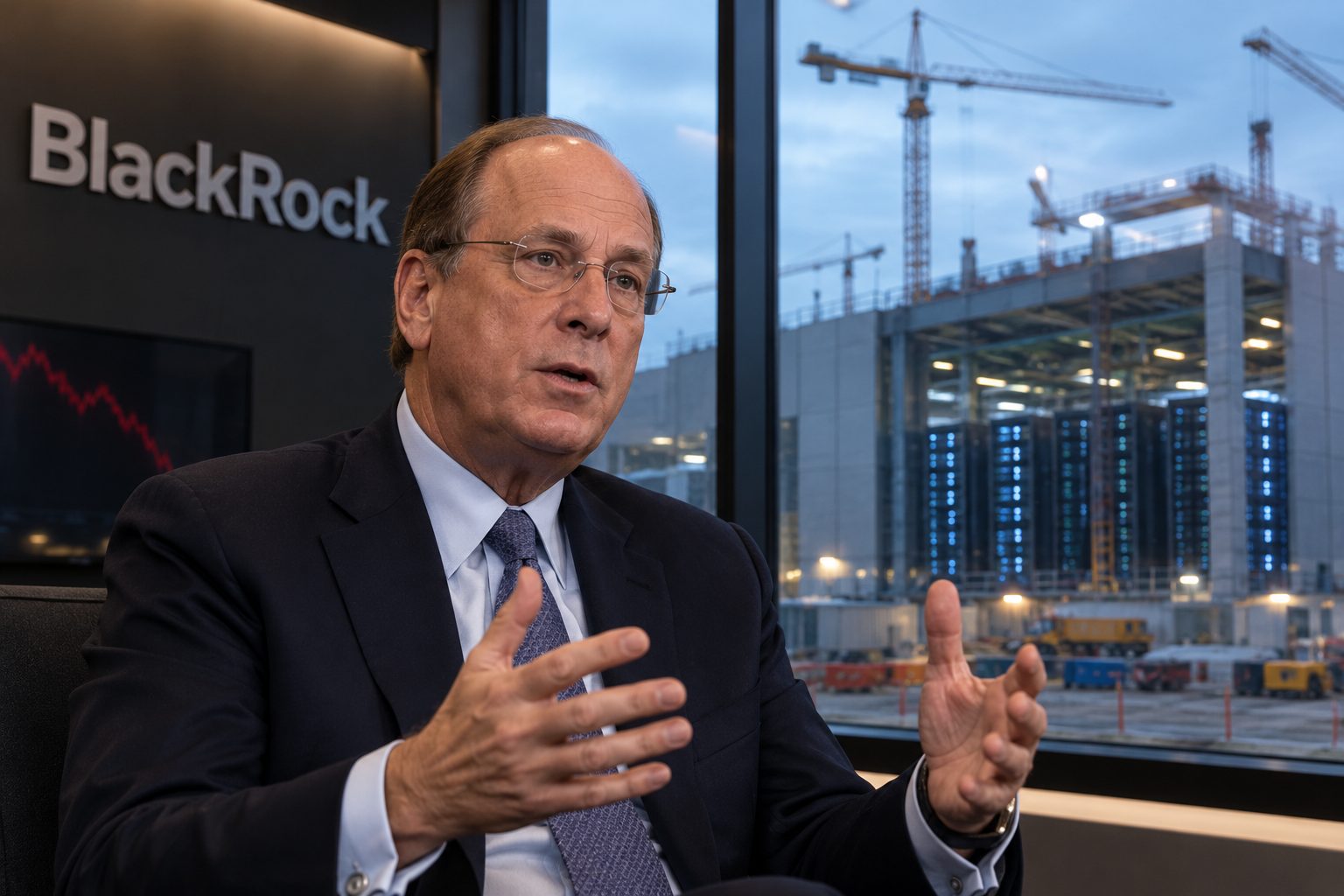BlackRock CEO Larry Fink says America could fall into recession if it stops building AI data centers